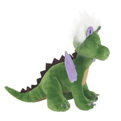 Lambs & Ivy Dragon Plush Green/Purple Stuffed Animal Toy - Gus 4 Lambs & Ivy Dragon Plush Green/Purple Stuffed Animal Toy - Gus - Image 2