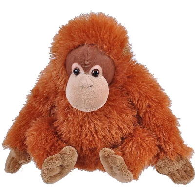 Wild Republic Cuddlekins Mini Female Orangutan Stuffed Animal, 8 Inches 3 Wild Republic Cuddlekins Mini Female Orangutan Stuffed Animal, 8 Inches