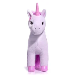 FAO Schwarz 13" Purple Unicorn Glow In The Dark Toy Plush