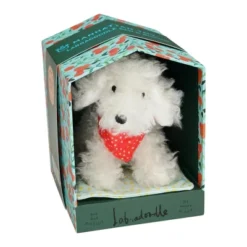Manhattan Toy Bed & Biscuit Labradoodle Plush Puppy Dog & Keepsake Dog House With Mini-Storybook In Hidden Drawer -Stuffed Toys Store GUEST 20a05086 ec0e 47dc 8f19 398b9007634e