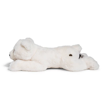 FAO Schwarz Lying Polar Bear 15" Stuffed Animal 5 FAO Schwarz Lying Polar Bear 15" Stuffed Animal - Image 3