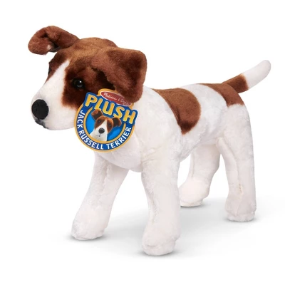 Melissa & Doug Giant Jack Russell Terrier - Lifelike Stuffed Animal Dog (over 12 Inches Tall) 4 Melissa & Doug Giant Jack Russell Terrier - Lifelike Stuffed Animal Dog (over 12 Inches Tall) - Image 2