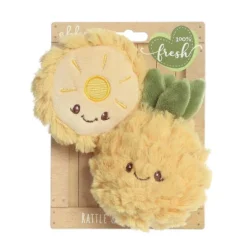 Ebba Mini Pineapple Rattle & Crinkle Set Precious Produce Adorable Baby Stuffed Animal Yellow 4" -Stuffed Toys Store GUEST 2537c9d0 325c 43b3 9670 a0db42f97df7