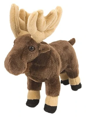 Wild Republic Cuddlekins Mini Moose Stuffed Animal, 8 Inches 3 Wild Republic Cuddlekins Mini Moose Stuffed Animal, 8 Inches