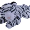 Wild Republic Ecokins White Tiger Stuffed Animal, 12 Inches
