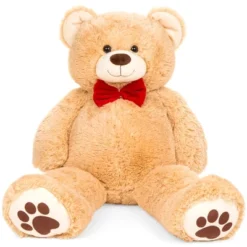 Best Choice Products 38in Giant Soft Plush Teddy Bear Stuffed Animal Toy W/ Bow Tie, Footprints 16 Best Choice Products 38in Giant Soft Plush Teddy Bear Stuffed Animal Toy W/ Bow Tie, Footprints -Stuffed Toys Store GUEST 27556c59 356f 44c0 9142 0bf4465e116c