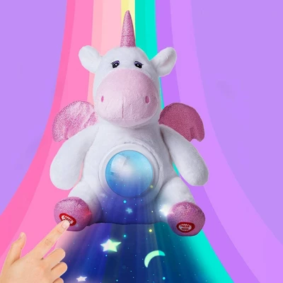 Dazmers Stuffed Unicorn Star Projector Night Light For Kids - Lullabies Sounds Sleep Aid Plush 5 Dazmers Stuffed Unicorn Star Projector Night Light For Kids - Lullabies Sounds Sleep Aid Plush - Image 3