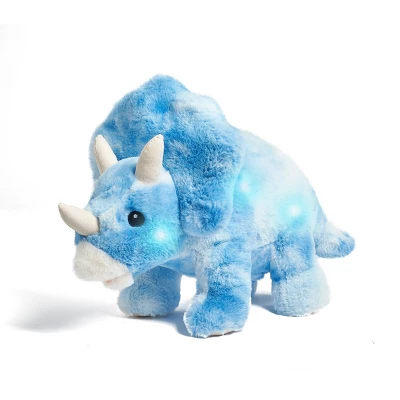 FAO Schwarz 12" Triceratops LED Plush With Sound 6 FAO Schwarz 12" Triceratops LED Plush With Sound - Image 4