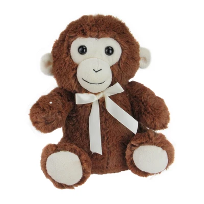 Northlight Pack Of 4 Plush Sitting Bear, Elephant, Monkey And Panda Stuffed Animal Figures 9" 4 Northlight Pack Of 4 Plush Sitting Bear, Elephant, Monkey And Panda Stuffed Animal Figures 9" - Image 2