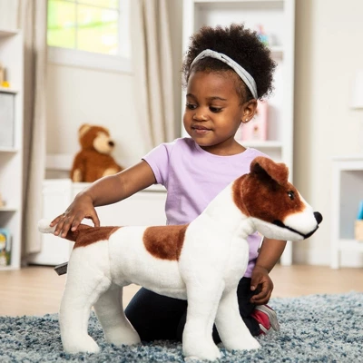 Melissa & Doug Giant Jack Russell Terrier - Lifelike Stuffed Animal Dog (over 12 Inches Tall) 3 Melissa & Doug Giant Jack Russell Terrier - Lifelike Stuffed Animal Dog (over 12 Inches Tall)