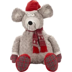 Mina Victory Plush Lines Xmas Animals 22" X 26" Indoor Holiday Christmas Animal -Stuffed Toys Store GUEST 44336dd9 d0a0 4387 9bd8 da08e2ee0ef8