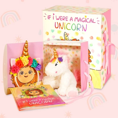 Tickle & Main Magical Unicorn Gift Set, 3-Piece Set, Unicorn Stuffed Animal For Girls 2 Years Old And Above 3 Tickle & Main Magical Unicorn Gift Set, 3-Piece Set, Unicorn Stuffed Animal For Girls 2 Years Old And Above