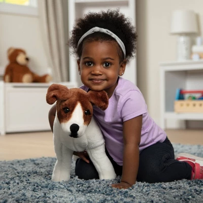 Melissa & Doug Giant Jack Russell Terrier - Lifelike Stuffed Animal Dog (over 12 Inches Tall) 7 Melissa & Doug Giant Jack Russell Terrier - Lifelike Stuffed Animal Dog (over 12 Inches Tall) - Image 5