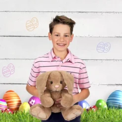 Bearington Lil Bubba Brown Plush Stuffed Animal Bunny Rabbit, 10.5 Inches -Stuffed Toys Store GUEST 44fa8721 c41a 4171 ae5d 340690565e78