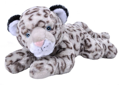 Wild Republic Ecokins Snow Leopard Stuffed Animal, 12 Inches 3 Wild Republic Ecokins Snow Leopard Stuffed Animal, 12 Inches