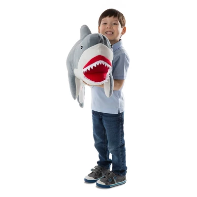 Melissa & Doug Giant Shark 3' Stuffed Animal 9 Melissa & Doug Giant Shark 3' Stuffed Animal - Image 7