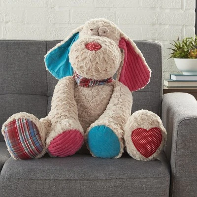 Mina Victory Plush Puppy Dog 19" X 24" Stuffed Animal 4 Mina Victory Plush Puppy Dog 19" X 24" Stuffed Animal - Image 2