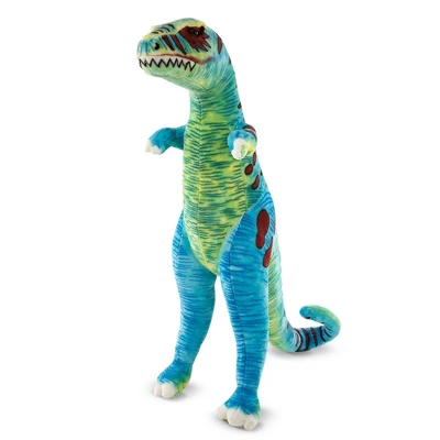 Melissa & Doug Jumbo T-Rex Dinosaur - Lifelike Stuffed Animal (over 4 Feet Tall) 4 Melissa & Doug Jumbo T-Rex Dinosaur - Lifelike Stuffed Animal (over 4 Feet Tall) - Image 2
