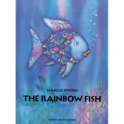 Yottoy Rainbow Fish Plush And Hard Back Book Set