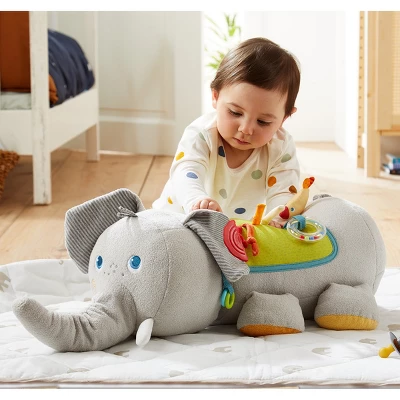 HABA Discovery Elephant - Oversized Plush Sensory Activity Toy For Baby Nursery's - Ages 6 Months + 6 HABA Discovery Elephant - Oversized Plush Sensory Activity Toy For Baby Nursery's - Ages 6 Months + - Image 4