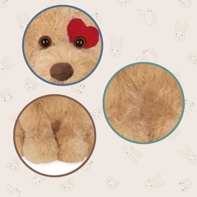 Bearington Conner Cuddlesmore Stuffed Animal Plush With A Heart And A Rose, 11 Inches 4 Bearington Conner Cuddlesmore Stuffed Animal Plush With A Heart And A Rose, 11 Inches - Image 2