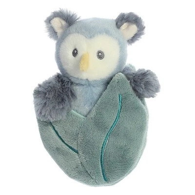 Ebba Small Ollie Owl Pocket Peekers Playful Baby Stuffed Animal Blue 5.5" 6 Ebba Small Ollie Owl Pocket Peekers Playful Baby Stuffed Animal Blue 5.5" - Image 4