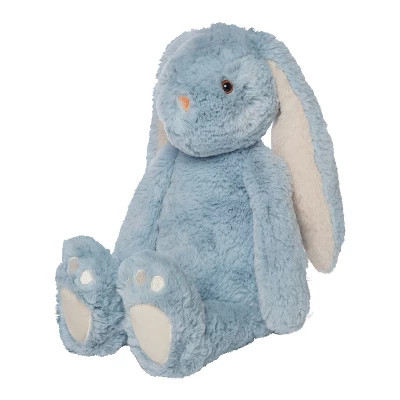 Manhattan Toy River The Blue & Light Apricot Snuggle Bunnies 12" Stuffed Animal With Embroidered Accents 3 Manhattan Toy River The Blue & Light Apricot Snuggle Bunnies 12" Stuffed Animal With Embroidered Accents