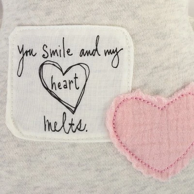 DEMDACO Poetic Threads Bear - Girl 17 Inch - Pink 3 DEMDACO Poetic Threads Bear - Girl 17 Inch - Pink