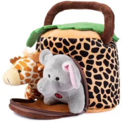 Plush Creations Jungle Animals Set