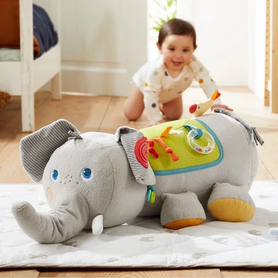 HABA Discovery Elephant - Oversized Plush Sensory Activity Toy For Baby Nursery's - Ages 6 Months + 9 HABA Discovery Elephant - Oversized Plush Sensory Activity Toy For Baby Nursery's - Ages 6 Months + - Image 7