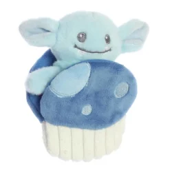 Ebba Small Gribble Goblin Pocket Peekers Playful Baby Stuffed Animal Blue 5.5"