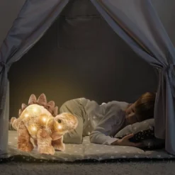 FAO Schwarz 12" Stegosaurus LED Plush With Sound