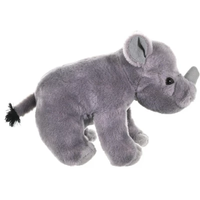 Wild Republic Cuddlekins Mini Baby Rhino Stuffed Animal, 8 Inches 5 Wild Republic Cuddlekins Mini Baby Rhino Stuffed Animal, 8 Inches - Image 3