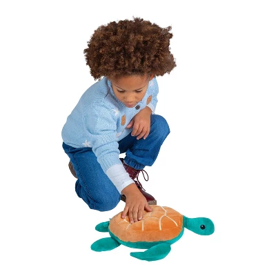 Manhattan Toy Velveteen Salty Sea Turtle Ocean Life Toy Stuffed Animal, 14.5" 8 Manhattan Toy Velveteen Salty Sea Turtle Ocean Life Toy Stuffed Animal, 14.5" - Image 6