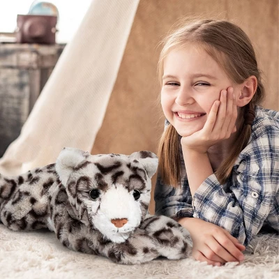 FAO Schwarz 15" Adopt A Wild Pal Endangered Snow Leopard Plush 3 FAO Schwarz 15" Adopt A Wild Pal Endangered Snow Leopard Plush