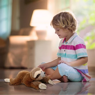 FAO Schwarz 15" Sloth Cuddly Stuffed Animal Plush, Ultra-Soft Fur 8 FAO Schwarz 15" Sloth Cuddly Stuffed Animal Plush, Ultra-Soft Fur - Image 6