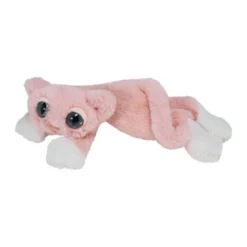 Manhattan Toy Lanky Cats Mochi Pink Cat Stuffed Animal