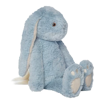 Manhattan Toy River The Blue & Light Apricot Snuggle Bunnies 12" Stuffed Animal With Embroidered Accents 7 Manhattan Toy River The Blue & Light Apricot Snuggle Bunnies 12" Stuffed Animal With Embroidered Accents - Image 5