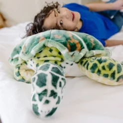 Melissa & Doug Giant Sea Turtle - Lifelike Stuffed Animal (nearly 3 Feet Long) -Stuffed Toys Store GUEST 7ba8df11 cf10 4782 9eb8 150eeffb7678