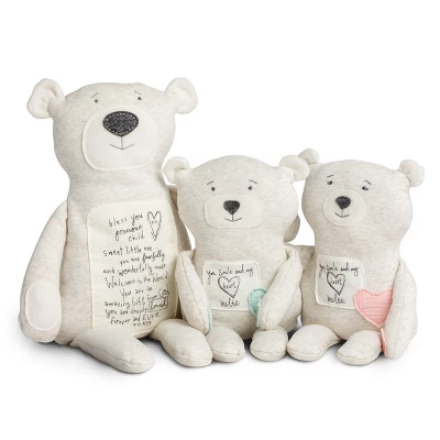 DEMDACO Poetic Threads Bear - Girl 17 Inch - Pink 6 DEMDACO Poetic Threads Bear - Girl 17 Inch - Pink - Image 4