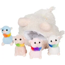 PixieCrush Plush Stuffed Llama Mommy Toy With 4 Babies In Her Tummy For Kids -Stuffed Toys Store GUEST 84402f1a 820b 4abb 8ead e7b39efd9a72