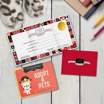 FAO Schwarz 15" Adopt A Wild Pal Endangered Snow Leopard Plush 4 FAO Schwarz 15" Adopt A Wild Pal Endangered Snow Leopard Plush - Image 2