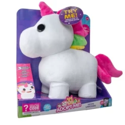 Adopt Me! Light-Up Neon Unicorn 12" Plush Toy -Stuffed Toys Store GUEST 86eb7900 e6b0 4cc2 928b 1dff25e667f4