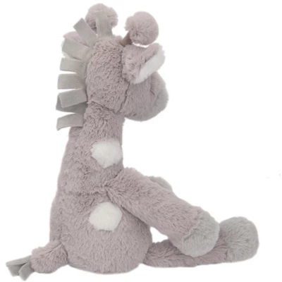 Lambs & Ivy Linen Safari Gray Giraffe Stuffed Animal Toy - Stretch 5 Lambs & Ivy Linen Safari Gray Giraffe Stuffed Animal Toy - Stretch - Image 3