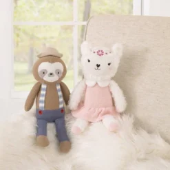 Cuddle Me Scottie The Sloth - Gray And Blue Knit Plush Stuffed Animal -Stuffed Toys Store GUEST 92abb0b4 59b1 4d45 ab0a 2aeb762838d5