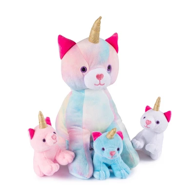 Plush Creations Stuffed Mommy Kitty Unicorn With 3 Kittens In Her Tummy 8 Plush Creations Stuffed Mommy Kitty Unicorn With 3 Kittens In Her Tummy - Image 6