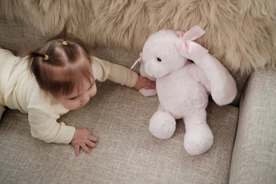 Bearington Bun Bun Pink Plush Stuffed Animal Bunny Rabbit, 14 Inches 4 Bearington Bun Bun Pink Plush Stuffed Animal Bunny Rabbit, 14 Inches - Image 2