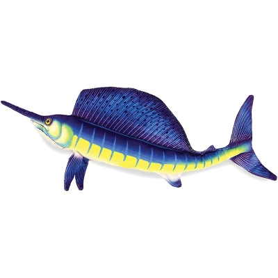 Underwraps Real Planet Sword Fish Blue 35.5 Inch Realistic Soft Plush 3 Underwraps Real Planet Sword Fish Blue 35.5 Inch Realistic Soft Plush