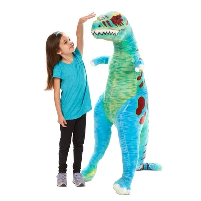 Melissa & Doug Jumbo T-Rex Dinosaur - Lifelike Stuffed Animal (over 4 Feet Tall) 9 Melissa & Doug Jumbo T-Rex Dinosaur - Lifelike Stuffed Animal (over 4 Feet Tall) - Image 7