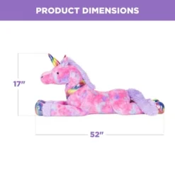Best Choice Products 52in Kids Extra Large Plush Unicorn, Life-Size Stuffed Animal Toy W/ Rainbow Details -Stuffed Toys Store GUEST ad41daca b770 48ea 8553 7cc2809db67e